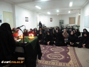 سلسله نشست های فاطمی در خوابگاه مرکزی دانشکده