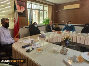 نشست صمیمی اعضای  شورای مرکزی بسیج اساتید دانشگاه فنی و حرفه ای استان مازندران با اساتید آموزشکده قدسیه ساری 3