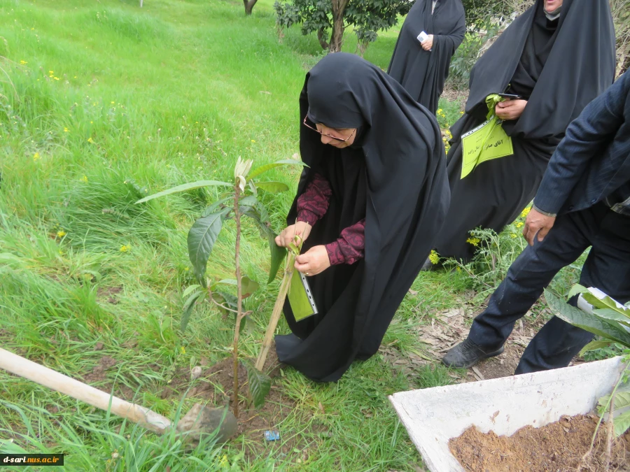 برگزاری آئین نکوداشت روز  شهدا  و هفته منابع طبیعی و روز درختکاری آموزشکده فنی و حرفه ای قدسیه ساری 11