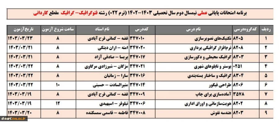 فتوگرافیک-گرافیک کاردانی