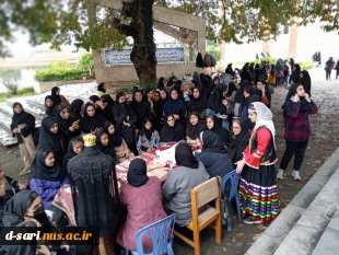 اجرای «ورکشاپ سوزن دوزی الحاقی» از حواشی بازارچه تولیدات دانشجویی در آموزشکده ملی مهارت دختران ساری  2