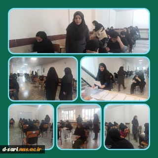  آغاز امتحانات پایان نیمسال تحصیلی دوم1404 در آموزشکده ملی مهارت دختران ساری 