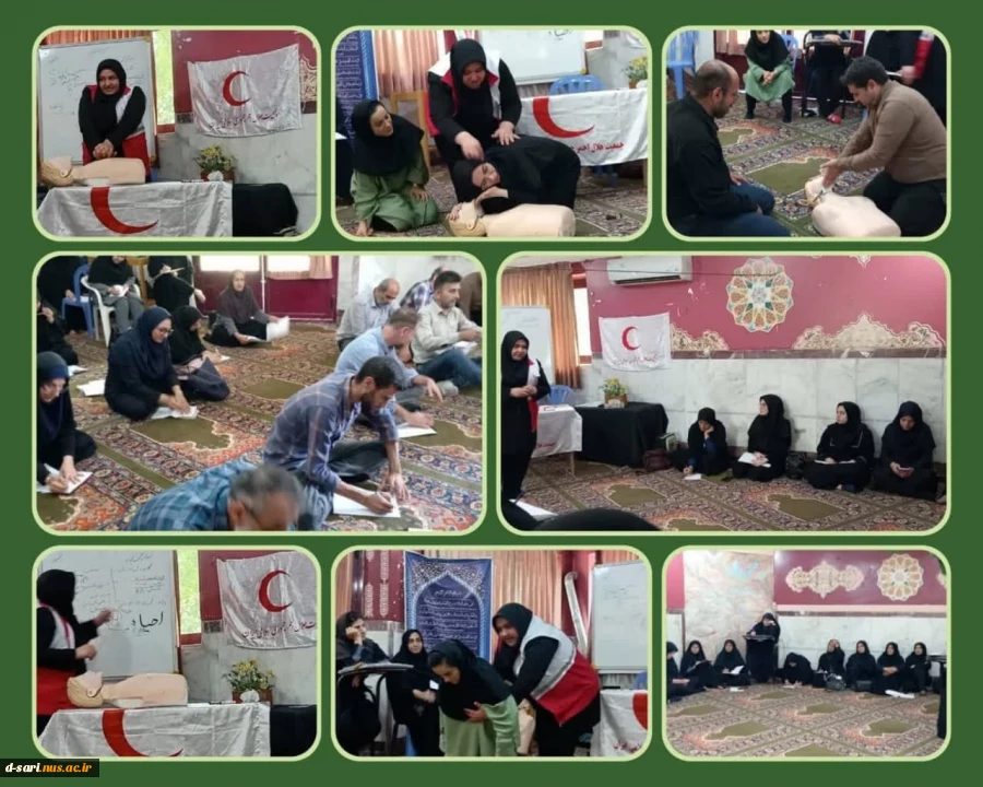 برگزاری دوره آموزشی کمکهای اولیه پایه در آموزشکده ملی مهارت دختران ساری  

 2